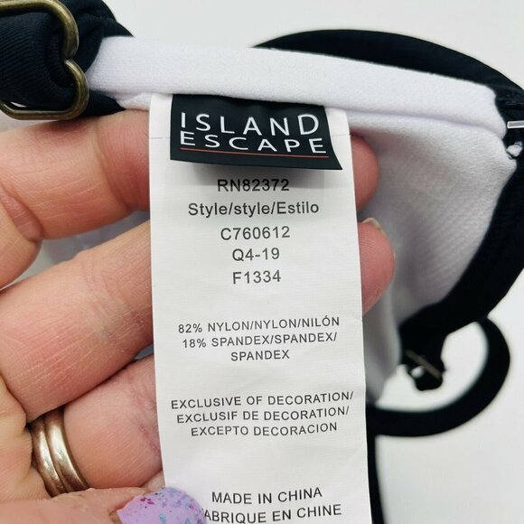 Island Escape Lei Day Floral Tankini Top 109 - Picture 7 of 7